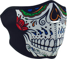 Load image into Gallery viewer, ZAN NEOPRENE HALF MASK MUERTE SKULL WNFM413H