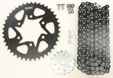 VORTEX SPROCKET/CHAIN KIT BLACK CK6303