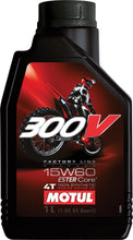 Load image into Gallery viewer, MOTUL 300V OFFROAD 4T COMPETITION SYNTHETIC OIL 15W60 LITER 104137