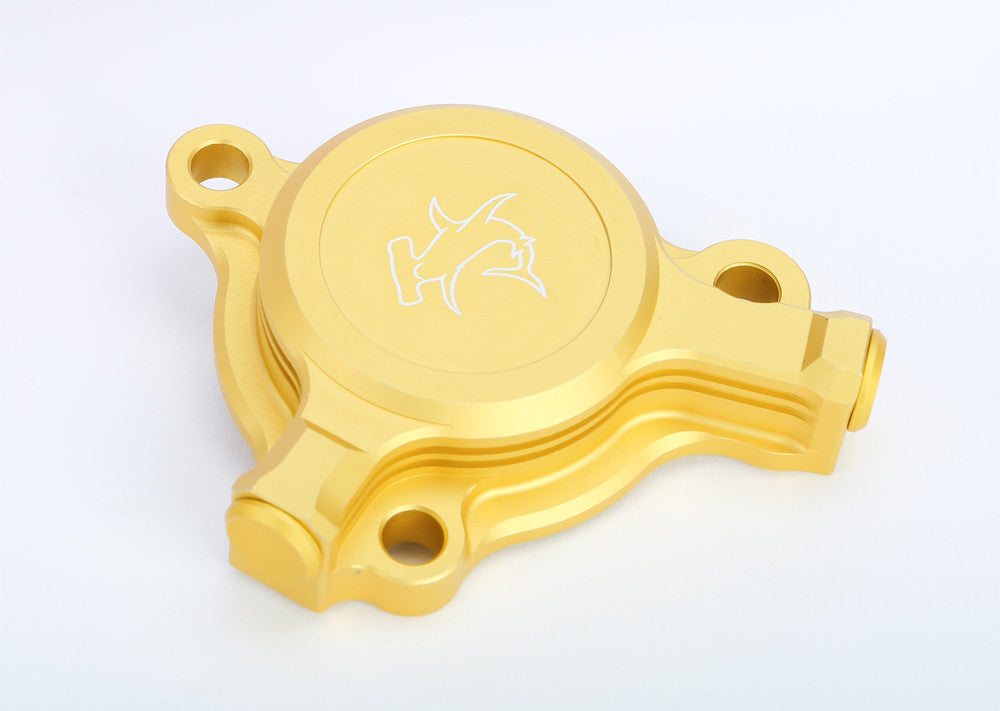 HAMMERHEAD OIL FILTER COVER YZ250F 03-13 GOLD 60-0222-00-50