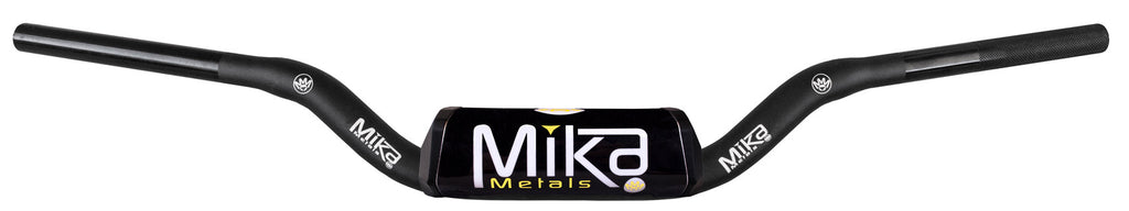MIKA METALS RAW SERIES HANDLEBAR MINI WIDE BEND BLACK 1-1/8" MK-RA-MW-BLACK