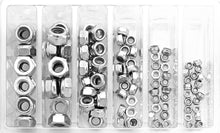 Load image into Gallery viewer, BOLT NYLON LOCKING NUT ASSORTMENT 100 PIECE KIT SV-NYLOCK