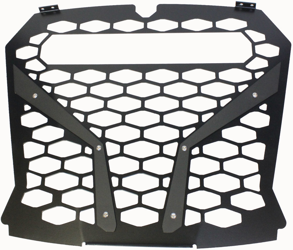 MODQUAD FRONT GRILL BLACK POL RZR S WITH OUT 10" LIGHT RZR-FGL-XP1KS-BBLK