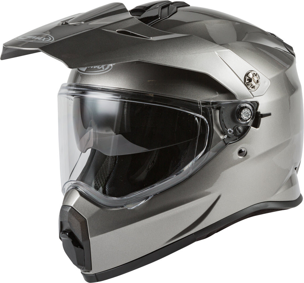GMAX AT-21 ADVENTURE HELMET TITANIUM MD G1210475