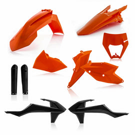 ACERBIS FULL PLASTIC KIT ORANGE/BLACK KTM 2733425225