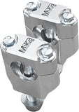 MIKA METALS RUBBER MOUNTED CLAMPS SILVER 1-1/8