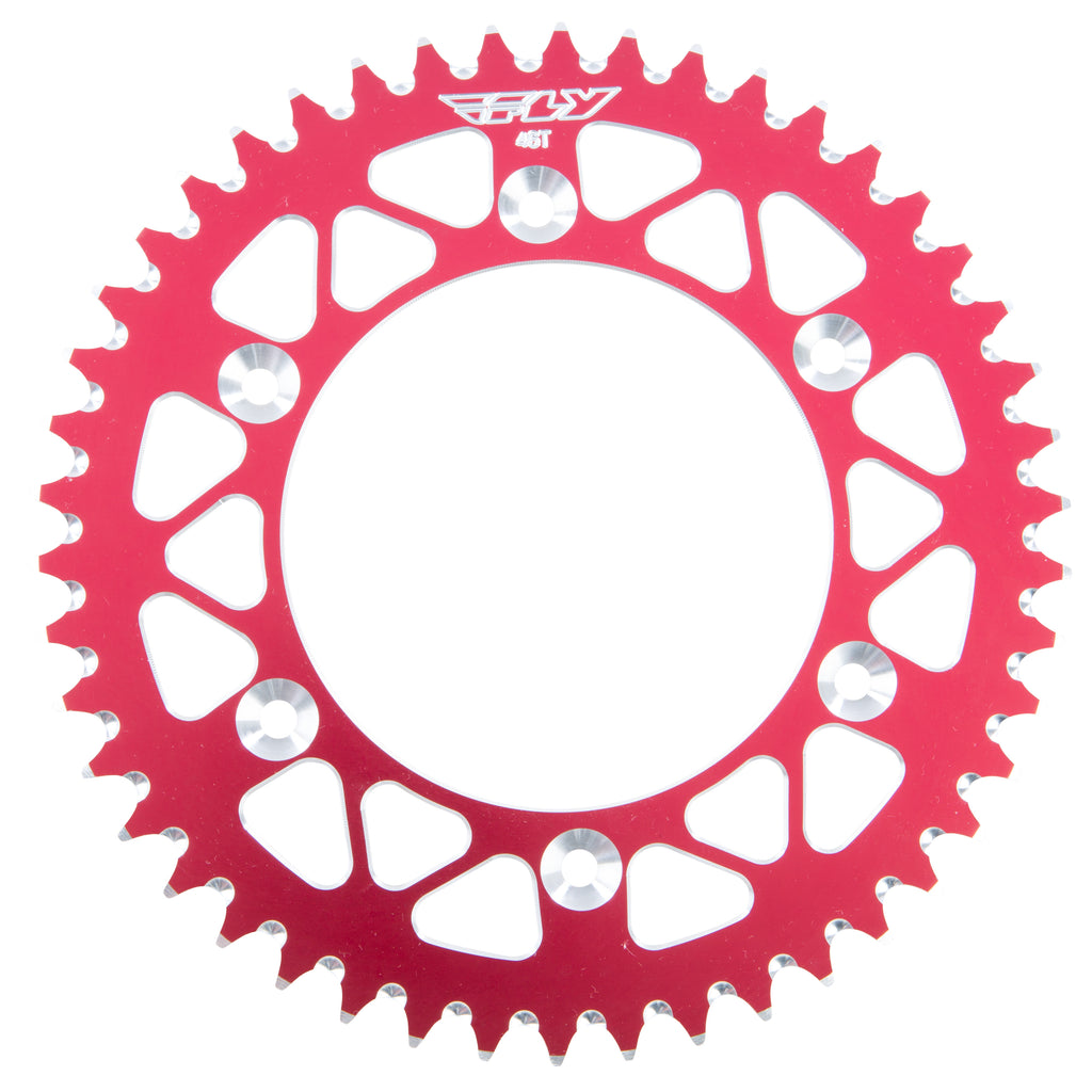 FLY RACING SPROCKET REAR 46T RED 225-46 RED-atv motorcycle utv parts accessories gear helmets jackets gloves pantsAll Terrain Depot
