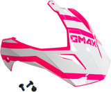GMAX VISOR W/SCREWS TRAPPER PINK/WHITE/GREY GM-11S G011106