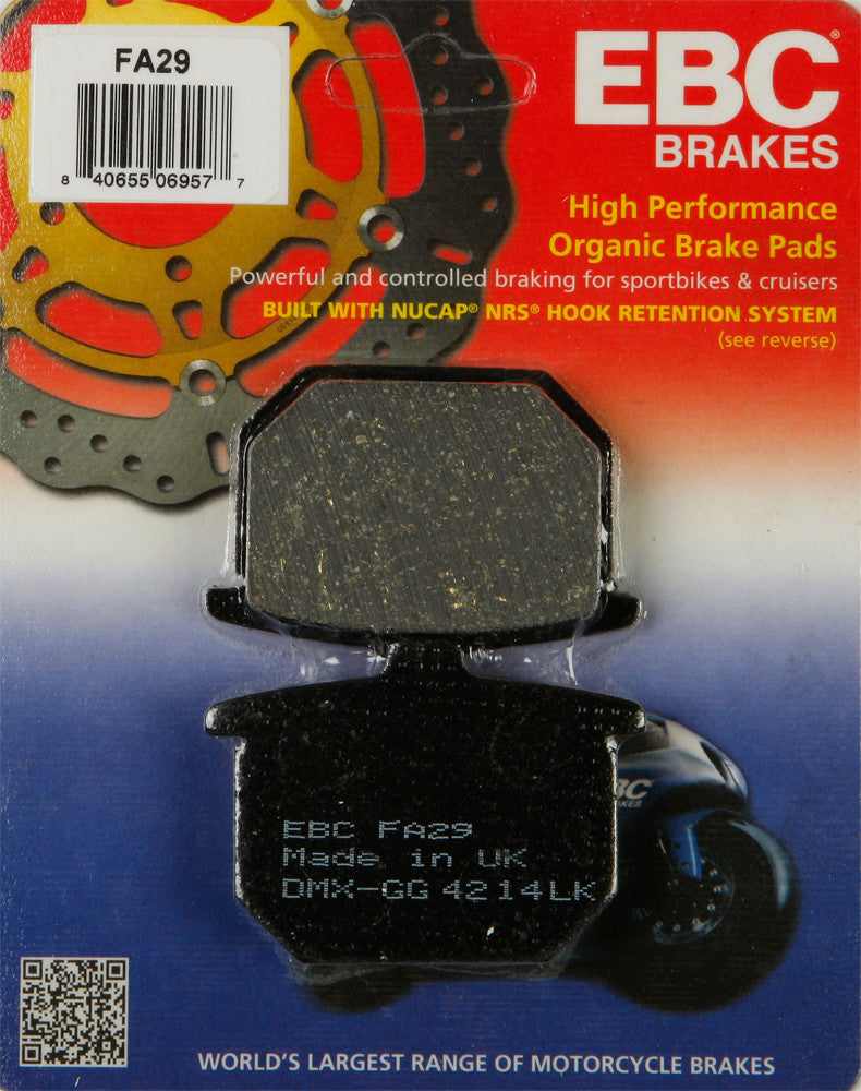 EBC BRAKE PADS FA29-atv motorcycle utv parts accessories gear helmets jackets gloves pantsAll Terrain Depot