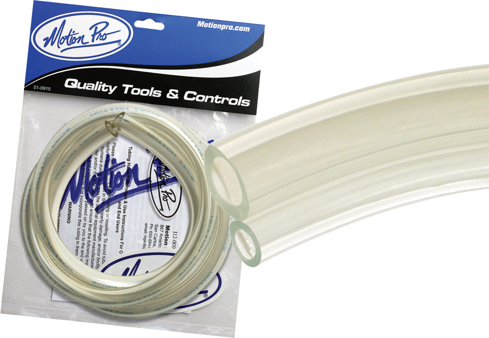 MOTION PRO PREMIUM FUEL LINE CLEAR 1/4 ID X 3' 12-0054