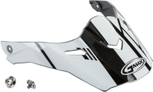 Load image into Gallery viewer, GMAX VISOR W/SCREWS EPIC SILVER/WHITE/BLACK AT-21S G021068