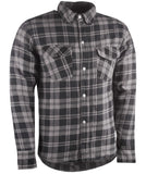 HIGHWAY 21 MARKSMAN FLANNEL BLACK/GREY SM #6049 489-1181~2