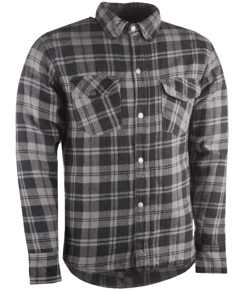 HIGHWAY 21 MARKSMAN FLANNEL BLACK/GREY LG #6049 489-1181~4