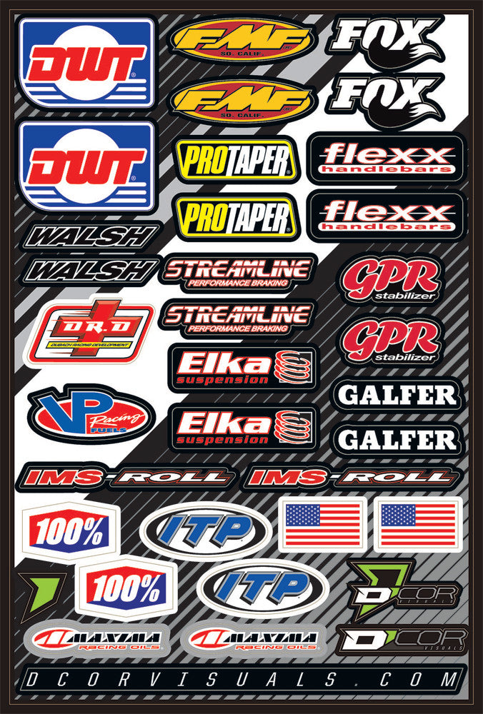 D'COR ATV DECAL SHEET 40-90-107