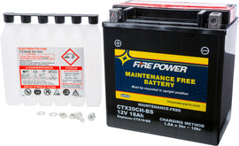 FIRE POWER BATTERY CTX20CH-BS MAINTENANCE FREE CTX20CH-BS-atv motorcycle utv parts accessories gear helmets jackets gloves pantsAll Terrain Depot