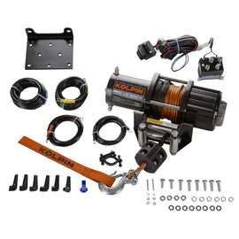 KOLPIN WINCH KIT - 2500 LB - SYNTHETIC ROPE - All Terrain Depot