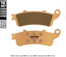 Load image into Gallery viewer, GALFER BRAKE PADS SINTERED FD207G1370 FD207G1370