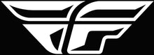 Load image into Gallery viewer, FLY RACING F-WING SIGN BLACK W/WHITE LOGO 47" X 35" 363-SIGN47FWING
