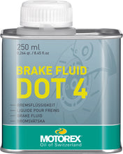 Load image into Gallery viewer, MOTOREX DOT 4 BRAKE FLUID (250ML) 102421