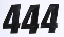 Load image into Gallery viewer, D'COR NUMBER 4 BLACK 4" 3/PK 45-24-4