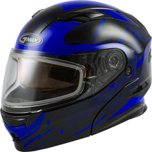 Load image into Gallery viewer, GMAX MD-01S MODULAR WIRED SNOW HELMET BLACK/BLUE XS G2011213D TC-2
