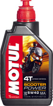Load image into Gallery viewer, MOTUL SCOOTER 4T 5W40 SYN 1 LTR 105958