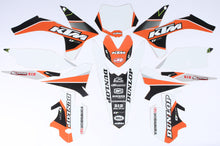 Load image into Gallery viewer, D'COR KTM RACELINE GRAPHICS COMPLETE KIT WHITE 20-30-200