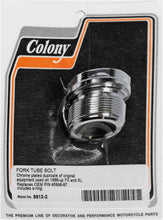 Load image into Gallery viewer, COLONY MACHINE CHROME FORK TUBE BOLT XL FX 88-UP 9913-2