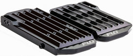 FLO MOTORSPORTS HIGH FLOW RADIATOR BRACES BLACK FLO755BLK