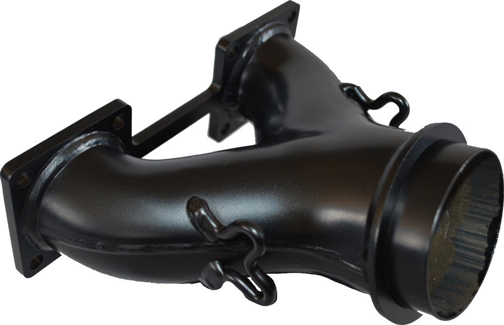 STRAIGHTLINE Y-PIPE BLACK 134-158-atv motorcycle utv parts accessories gear helmets jackets gloves pantsAll Terrain Depot