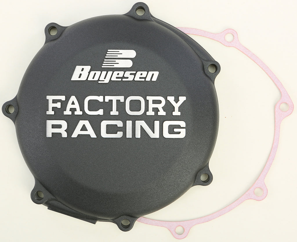 BOYESEN FACTORY RACING CLUTCH COVER BLACK CC-37B