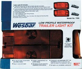 WESBAR DELUXE TRAILER LIGHT & WIRING KIT 2-7/8