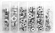 Load image into Gallery viewer, BOLT FLANGE NUT ASSORTMENT 140 PIECE KIT SV-FNUT