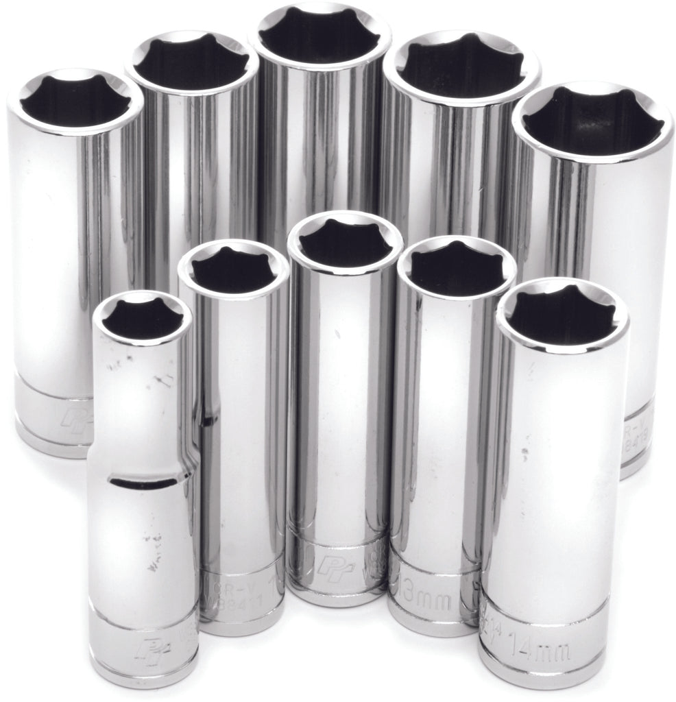 PERFORMANCE 10 PC 3/8" MET SOCKET SET DEEP W38402