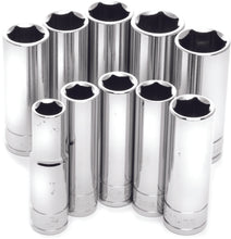Load image into Gallery viewer, PERFORMANCE 10 PC 3/8" MET SOCKET SET DEEP W38402