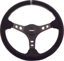 Load image into Gallery viewer, GRANT SUEDE SERIES STEERING WHEEL BLACK/GREY 694