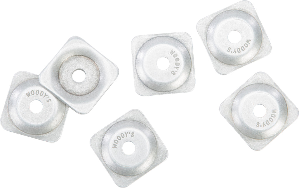 WOODYS GRAND DIGGER SUPPORT PLATES SQUARE 5/16" 6/PK ASG-3775-6