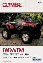 Load image into Gallery viewer, CLYMER REPAIR MANUAL HON TRX500 RUBICON CM210-atv motorcycle utv parts accessories gear helmets jackets gloves pantsAll Terrain Depot