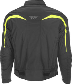 FLY RACING BUTANE JACKET BLACK/HI-VIS XL 477-2044-5