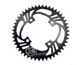 ELEVN 4 BOLT FLOW CHAINRING BLACK 37T ELCRF437BKBK