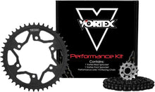 Load image into Gallery viewer, VORTEX SPROCKET/CHAIN KIT BLACK CK6261-atv motorcycle utv parts accessories gear helmets jackets gloves pantsAll Terrain Depot