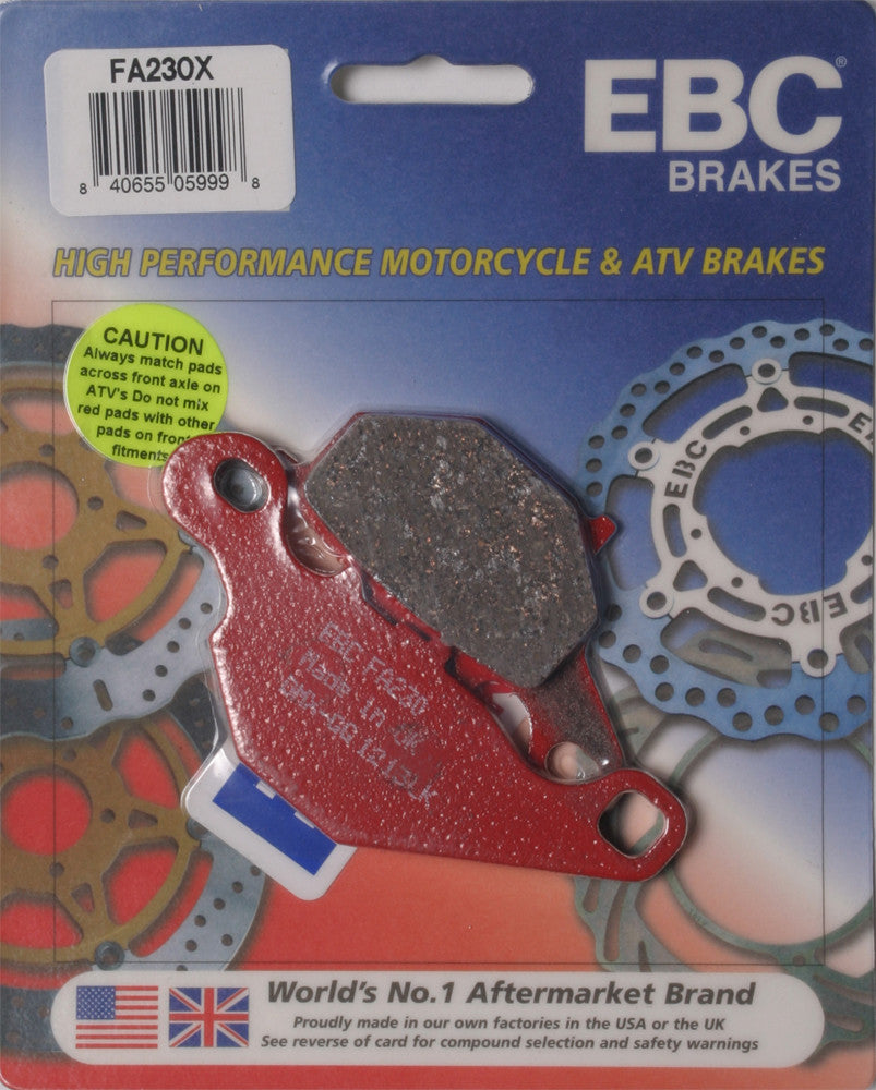 EBC BRAKE PADS FA230X-atv motorcycle utv parts accessories gear helmets jackets gloves pantsAll Terrain Depot