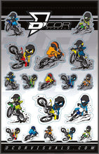 Load image into Gallery viewer, D'COR KIDS CHARICATURE DECAL SHEET 4 MIL 40-90-115