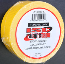 Load image into Gallery viewer, ISC RACERS TAPE 2"X90' (YELLOW) RT2003