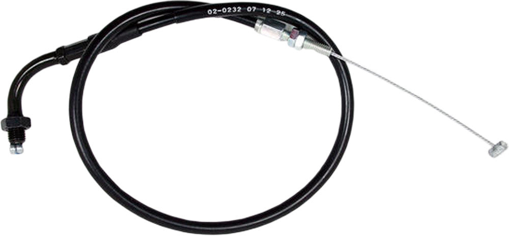 MOTION PRO BLACK VINYL THROTTLE PULL CABLE 02-0232