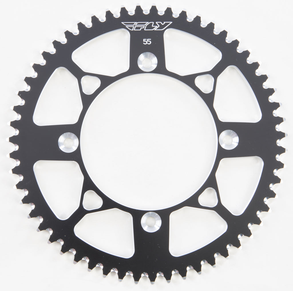 FLY RACING SPROCKET REAR 55T BLACK 201-55 BLK-atv motorcycle utv parts accessories gear helmets jackets gloves pantsAll Terrain Depot