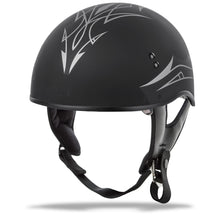 Load image into Gallery viewer, GMAX HH-65 HALF HELMET PIN NAKED MATTE BLACK/DARK SILVER XS G1658073