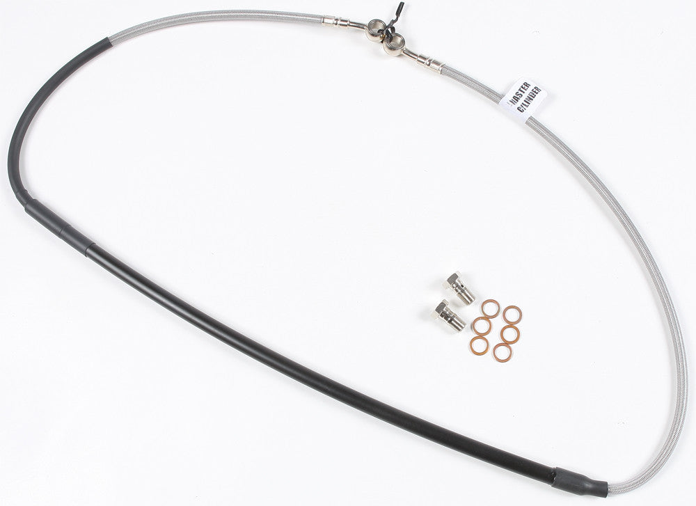 GALFER STEEL BRAKE LINE FRONT KAW FK003D477-1-atv motorcycle utv parts accessories gear helmets jackets gloves pantsAll Terrain Depot