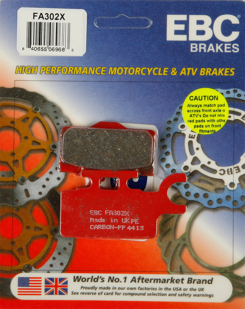 EBC BRAKE PADS FA302X-atv motorcycle utv parts accessories gear helmets jackets gloves pantsAll Terrain Depot