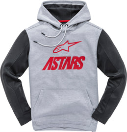 ALPINESTARS CONVERGE FLEECE GREY HEATHER/RED XL 1139-51100-1131-XL